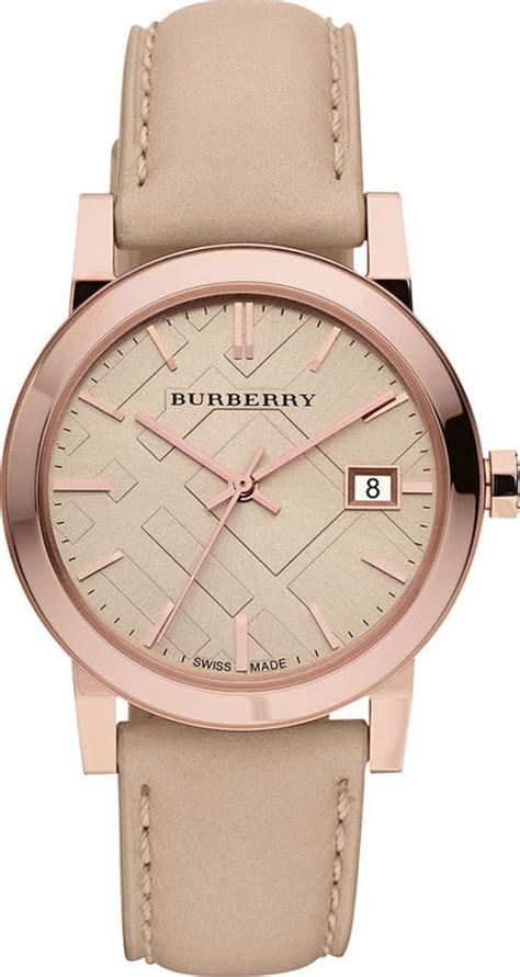 burberry classic watch for women|Burberry women's watch leather strap.